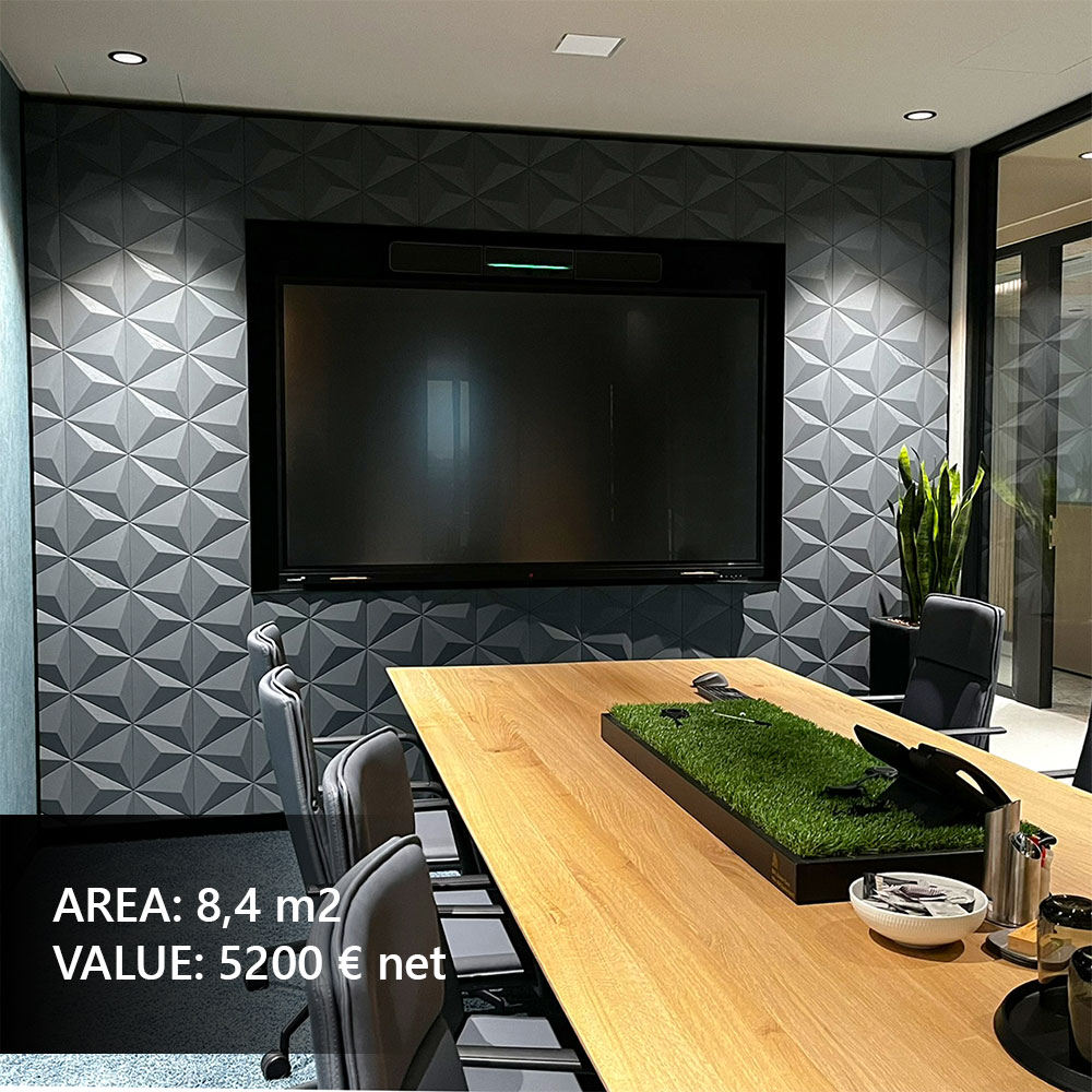 Modern wood wall panels used as a decorative accent wall in a stylish bar, enhancing interior design.